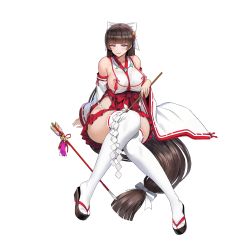 Rule 34 | 1girl, :p, areola slip, bow, breasts, brown hair, detached sleeves, full body, fundoshi, game cg, geta, gohei, hair bow, hair ribbon, hakama, hakama short skirt, hakama skirt, heart, heart-shaped pupils, highres, hime cut, japanese clothes, jewelry, kimono, large breasts, last origin, licking lips, long hair, looking at viewer, low-tied long hair, magatama, magatama necklace, miko, necklace, official art, purple eyes, red hakama, ribbon, ribbon-trimmed sleeves, ribbon trim, shirayuri (last origin), simple background, sitting, skirt, smile, solo, symbol-shaped pupils, tabi, taesi, thighhighs, thighs, tongue, tongue out, transparent background, very long hair, white kimono, white thighhighs, wide sleeves
