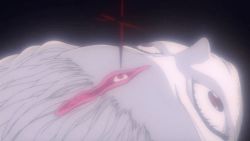 Rule 34 | 1girl, ayanami rei, cross, the end of evangelion, extra pussies, lance of longinus (evangelion), lilith (ayanami rei), neon genesis evangelion, pale skin, pussy, red eyes, screencap, solo, third-party edit, third eye