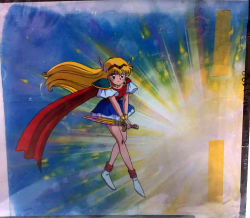 Rule 34 | 1990s (style), akazukin chacha, blonde hair, magical princess, standing, sword, tagme, weapon