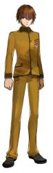 Rule 34 | 00s, 10s, 1boy, fate/extra, fate/stay night, fate (series), full body, kishinami hakuno (male), male focus, official art, school uniform, solo, standing, transparent background, wada arco