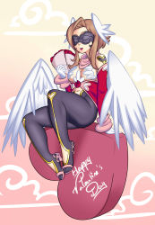 Rule 34 | 1girl, angel, angel wings, chocolate, flower, heart, highres, kurisu ams, priscille, valentine, wings