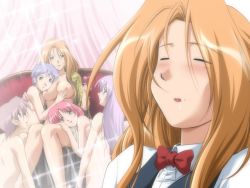 Rule 34 | blush, breasts, dreaming, drooling, ecchi na bunny-san wa kirai?, ecchi na bunny-san wa kirai? 2, from behind, inamura akina, large breasts, nude, zyx