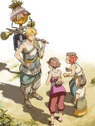 Rule 34 | 1girl, 3boys, bad id, bad pixiv id, beth, blonde hair, blue eyes, brown hair, day, hjk, holding, holding sword, holding weapon, link, malo, multiple boys, nintendo, outdoors, shinai, smile, standing, sword, talo, the legend of zelda, the legend of zelda: twilight princess, weapon