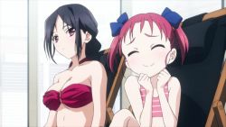 Rule 34 | 10s, 2girls, accel world, animated, animated gif, bikini, breasts, cleavage, kakei mihaya, kouzuki yuniko, multiple girls, swimsuit