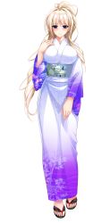 Rule 34 | 1girl, full body, highres, japanese clothes, kimono, silveria leodiehl, solo, standing, transparent background, unionism quartet