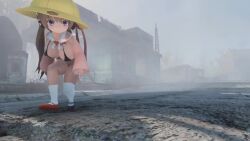 Rule 34 | 3d, alternate breast size, animated, breasts, fallout (series), fallout 4, hat, headset, large breasts, oppai loli, sound, tagme, thick thighs, thighs, tsukuyomi ai, twintails, video, voiceroid