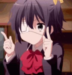 Rule 34 | animated, animated gif, anime screenshot, chuunibyou demo koi ga shitai!, lowres, screencap, solo, tagme, takanashi rikka