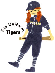 Rule 34 | 1girl, baseball uniform, brown hair, hanshin tigers, nippon professional baseball, osaka tigers, sportswear