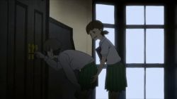 Rule 34 | 2girls, animated, animated gif, anime screenshot, ass grab, devilman, devilman crybaby, doggystyle, dry humping, humping, interior, laughing, lockpicking, multiple girls, school uniform, sex, sex from behind, sexually suggestive, short hair, skirt, tagme, twintails, yuri