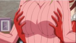 Rule 34 | 4girls, animated, animated gif, blonde hair, blue hair, breasts, christmas, christmas tree, cleavage, elbow gloves, erza scarlet, fairy tail, fur trim, gloves, grabbing, grabbing another&#039;s breast, hat, juvia lockser, large breasts, levy mcgarden, long hair, lowres, lucy heartfilia, multiple girls, red gloves, red hair, santa costume, santa hat, sweater, twintails, yuri