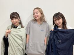 Rule 34 | 3girls, aida rikako, indoors, kobayashi aika, looking at viewer, multiple girls, photo (medium), smile, takatsuki kanako, voice actor