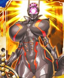 Rule 34 | 00s, 1girl, armor, breasts, breasts apart, brunhild (taimanin asagi battle arena), card (blue-ur), card (medium), card (ur), cowboy shot, curvy, dual wielding, female focus, full armor, holding, holding weapon, huge breasts, impossible clothes, lilith-soft, obui, shiny clothes, simple background, solo, standing, taimanin (series), taimanin asagi, taimanin asagi battle arena all card gallery, taimanin asagi kessen arena, weapon