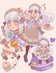 Rule 34 | + +, 1girl, black footwear, black pantyhose, blush, bow, bowtie, cake, cherry, chimney (chimney0311), cookie, cup, cupcake, eating, fire emblem, fire emblem: three houses, fire emblem heroes, food, fork, fruit, heart, highres, hilda valentine goneril, holding, holding plate, leonie pinelli, long hair, lysithea von ordelia, lysithea von ordelia (tea party), macaron, maid headdress, marianne von edmund, multiple views, nintendo, official alternate costume, official alternate hairstyle, pantyhose, plate, puffy sleeves, purple bow, purple bowtie, shoes, sidelocks, simple background, tea, teacup, white background, white hair, white sleeves