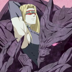 Rule 34 | androgynous, arc system works, armpits, blindfold, blonde hair, eddie (guilty gear), gender request, guilty gear, guilty gear xx, krs (karasu), long hair, zato-1