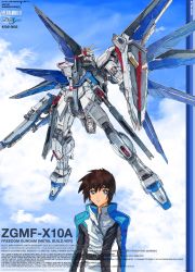 Rule 34 | 1boy, absurdres, brown hair, clenched hand, copyright name, dated, freedom gundam, gun, gundam, gundam seed, highres, holding, holding gun, holding shield, holding weapon, kira yamato, light smile, looking at viewer, male focus, mecha, mechanical wings, pilot suit, purple eyes, robot, science fiction, shield, steven (sz0097), upper body, v-fin, weapon, wings, yellow eyes