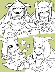 Rule 34 | asriel dreemurr, character sheet, monochrome, aged up, simple background, tagme, undertale