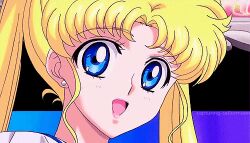 Rule 34 | animated, animated gif, bishoujo senshi sailor moon, blonde hair, blue eyes, earrings, jewelry, lowres, non-web source, pink lips, toei animation, tsukino usagi