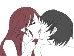 Rule 34 | 2girls, kiss, multiple girls, nude, original, yuri