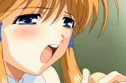 Rule 34 | 00s, ane to boin, animated, animated gif, blue eyes, hanamaru mikan, handjob, lowres, open mouth, orange hair, penis, uncensored