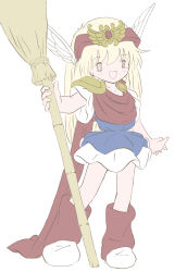 Rule 34 | 1990s (style), akazukin chacha, broom, coloring, highres, magical princess, sketch, standing