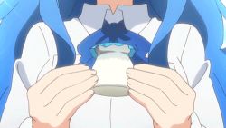 Rule 34 | + +, 10s, 1girl, :3, animated, animated gif, blue hair, himouto! umaru-chan, long hair, lowres, tachibana sylphynford, yogurt