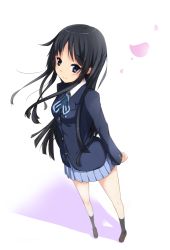 Rule 34 | 1girl, akiyama mio, black eyes, black hair, hazuki akaoto, k-on!, long hair, school uniform, solo