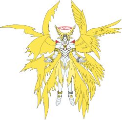 Rule 34 | 1boy, digimon, digimon (creature), highres, looking at viewer, lucemon falldown mode, lucemon x-antibody, male focus, solo, transparent background, wings