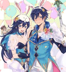 Rule 34 | 2girls, 3boys, animal ears, aomeeso, aunt and niece, bad id, bad twitter id, blue eyes, blue hair, blush, brother and sister, chrom (fire emblem), chrom (spring) (fire emblem), embarrassed, fake animal ears, father and daughter, fire emblem, fire emblem awakening, fire emblem heroes, frederick (fire emblem), leotard, lissa (fire emblem), looking at viewer, lucina (fire emblem), lucina (spring) (fire emblem), multiple boys, multiple girls, nintendo, official alternate costume, pantyhose, playboy bunny, rabbit ears, robin (fire emblem), robin (male) (fire emblem), siblings, smile