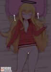 Rule 34 | 10s, 1girl, animated, artist name, bare legs, bed, bed sheet, blonde hair, blue eyes, bottomless, censored, cleft of venus, clitoris, eyebrows, female ejaculation, gabriel dropout, gabriel tenma white, groin, hair between eyes, halo, heart, heart-shaped pupils, heart censor, highres, jacket, long hair, long sleeves, lying, mind control, no bra, no panties, on back, open clothes, open jacket, patreon logo, patreon username, pillow, pussy, pussy juice, saliva, sleeping, slideshow, symbol-shaped pupils, teeth, tentacles, thighs, track jacket, unzipped, vahn yourdoom, video, watermark, web address, video, zipper