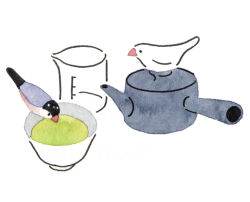 Rule 34 | . ., animal focus, artist name, beaker, bird, commentary request, cup, drink, drinking, finch, from side, full body, green tea, hirasawa minami, java sparrow, lowres, measuring cup, no humans, original, painting (medium), side handle teapot, simple background, tea, teapot, traditional media, transparent, watercolor (medium), white background, white bird, white java sparrow