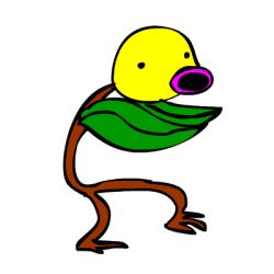 Rule 34 | animated, animated gif, bellsprout, creatures (company), dancing, game freak, gen 1 pokemon, leaf, lowres, nintendo, no humans, pokemon, pokemon (creature)