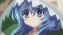 Rule 34 | 10s, 1girl, animated, animated gif, blue eyes, blue hair, blush, date a live, lowres, matching hair/eyes, o o, solo, yoshino (date a live)