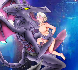 Rule 34 | 2boys, blush, commission, commissioner upload, completely nude, cornelly, corrin (fire emblem), corrin (male) (fire emblem), dragon, dragon wings, erection, fire emblem, fire emblem fates, french kiss, heart, heart-shaped pupils, held up, kiss, large penis, metroid, multiple boys, nintendo, nude, penis, precum, red eyes, ridley, silver hair, straddling, symbol-shaped pupils, tail, tongue, wings, yaoi