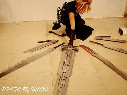 Rule 34 | asian, cloud strife, cloud strife (cosplay), cosplay, cosplay photo, final fantasy, final fantasy vii, final fantasy vii advent children, photo (medium), solo, sword, weapon, weapon focus