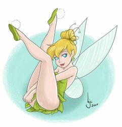 blonde_hair blue_eyes disney fairy tinker_bell_(disney)