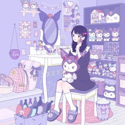 Rule 34 | 4 4 mon, collection, highres, key, kuromi, mirror, original, stuffed toy, poster (object), sanrio, tagme, trash can