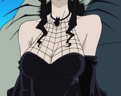 Rule 34 | 00s, arachne (soul eater), breasts, cleavage, large breasts, pale skin, soul eater, tagme