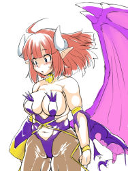 Rule 34 | breasts, gorgonzola (paradisegom), horns, huge breasts, la pucelle, large breasts, long hair, maou prier, plump, prier, wings
