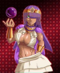 Rule 34 | 1girl, breasts, dark skin, highres, large breasts, menat, revealing clothes, solo, street fighter