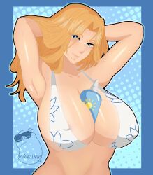 1girl absurdres bleach breasts highres large_breasts long_hair matsumoto_rangiku mikleodeus solo