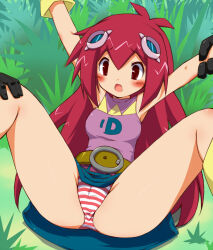 Rule 34 | 1girl, digimon, female focus, kizuna (digimon), long hair, pink eyes, pink hair, solo, spread legs