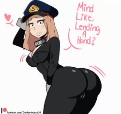 Rule 34 | 1girl, animated, ass, ass shake, blush, bodysuit, boku no hero academia, breasts, brown hair, cameltoe, cleft of venus, come hither, darkprincess04, from behind, gloves, hat, huge ass, jiggle, large breasts, leaning, leaning forward, long hair, looking at viewer, motion lines, parted lips, red eyes, shiny clothes, sideboob, skin tight, smile, solo, utsushimi kemii, video