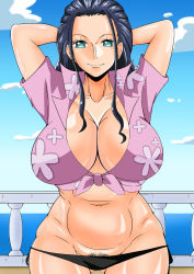 Rule 34 | 1girl, breasts, highres, nico robin, one piece, pubic hair