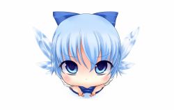 Rule 34 | 1girl, :&gt;, amau (kosmos), angry, barefoot, blue eyes, blue hair, blush, bow, cirno, close-up, dress, fairy, foreshortening, from above, full body, hair bow, highres, ice, looking at viewer, looking up, matching hair/eyes, pout, short hair, short sleeves, simple background, solo, standing, touhou, wallpaper, white background, wings