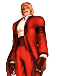 Rule 34 | 1boy, blonde hair, capcom vs snk, fingerless gloves, gloves, male focus, mori toshiaki, official art, one-eyed, rugal bernstein, snk, solo, the king of fighters