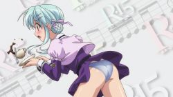 Rule 34 | anime screenshot, ass, hair ornament, highres, panties, r-15 (series), screencap, sonokoe utae, underwear, upskirt