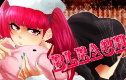 Rule 34 | 1girl, bad id, bad pixiv id, bleach, copyright name, dokugamine riruka, dress, female focus, hat, high ride008, matching hair/eyes, nail polish, pink eyes, pink hair, red eyes, red hair, solo, twintails