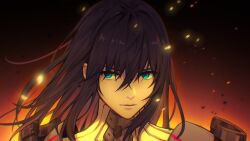 Rule 34 | 1boy, black hair, blue eyes, closed mouth, commentary request, cyacyacyacyaki, highres, long hair, looking at viewer, male focus, multicolored hair, n (xenoblade), portrait, solo, two-tone hair, xenoblade chronicles (series), xenoblade chronicles 3