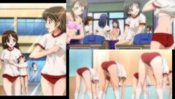 Rule 34 | 00s, 6+girls, anime screenshot, buruma, collage, gym uniform, highres, multiple girls, screencap, yami to boushi to hon no tabibito