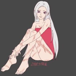 Rule 34 | 1girl, check commentary, commentary request, confused, edelgard von hresvelg, feet, fire emblem, fire emblem: three houses, highres, knees together feet apart, nintendo, scar, scar on arm, scar on chest, scar on leg, self-upload, sitting, smile, solo, taiyouarashi, tears, wiping tears
